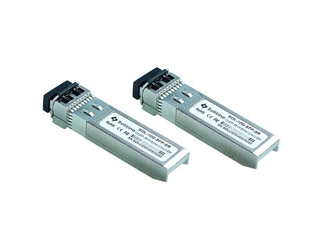 Solitine 10G SR SFP+ Module – 850nm, 300m, LC Duplex, MMF